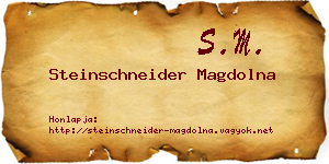 Steinschneider Magdolna névjegykártya